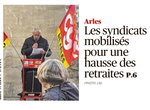 Une de la Provence 04.12.24 -  voir en grand cette image"