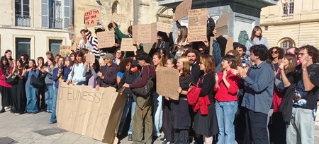 Arles, 13 octobre, toujours mobilisés