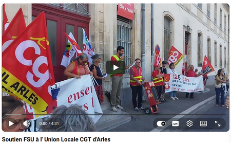 Intervention Bourse du Travail
